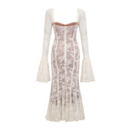 Marlene dantel maksi elbise