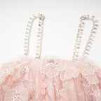 Valérie kristal mini elbise