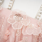 Valérie kristal mini elbise