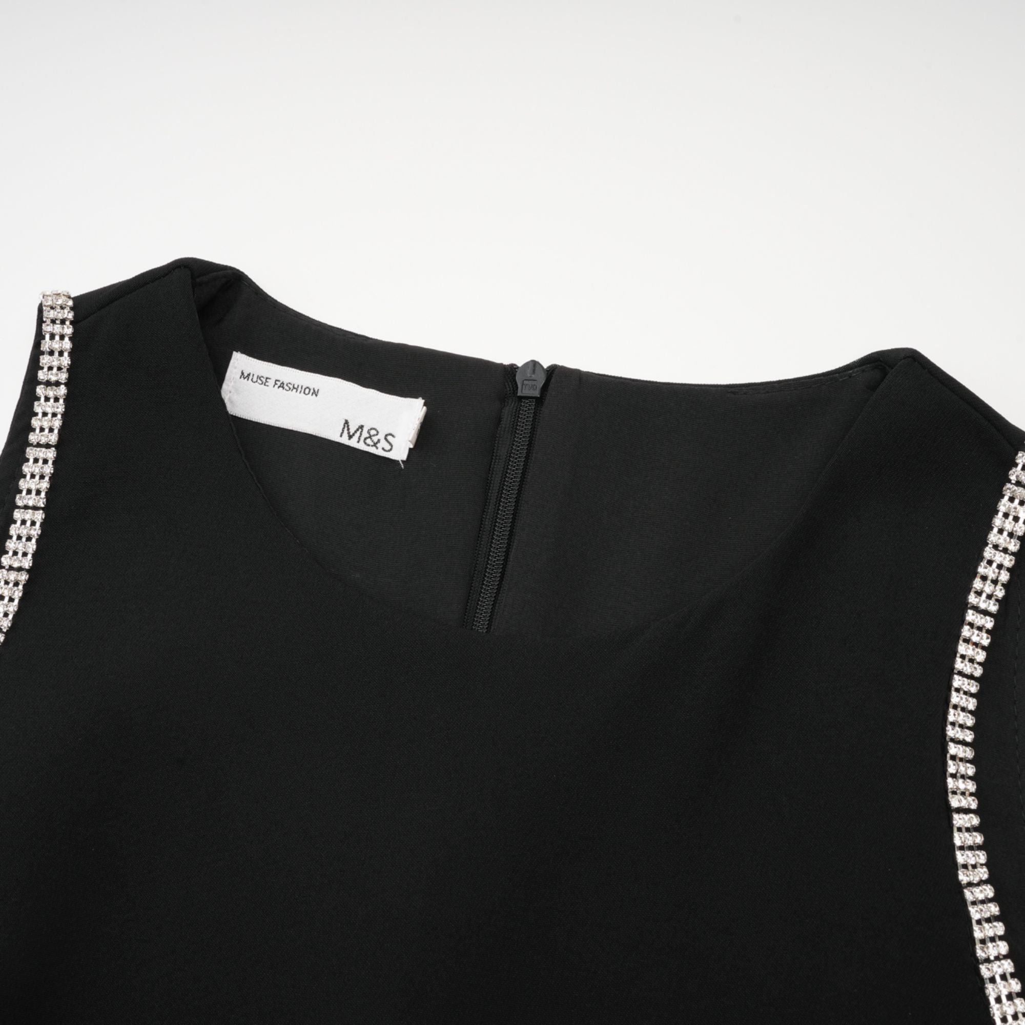 Lila kristal mini elbise