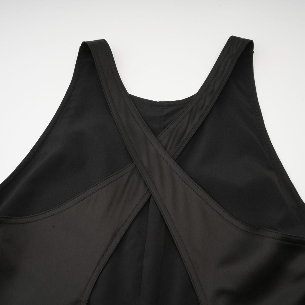 Sirena saten mini elbise