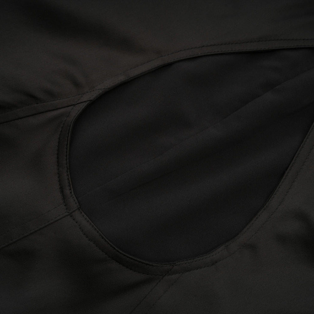 Sirena saten mini elbise