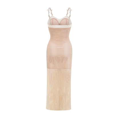 Lavinia file midi elbise