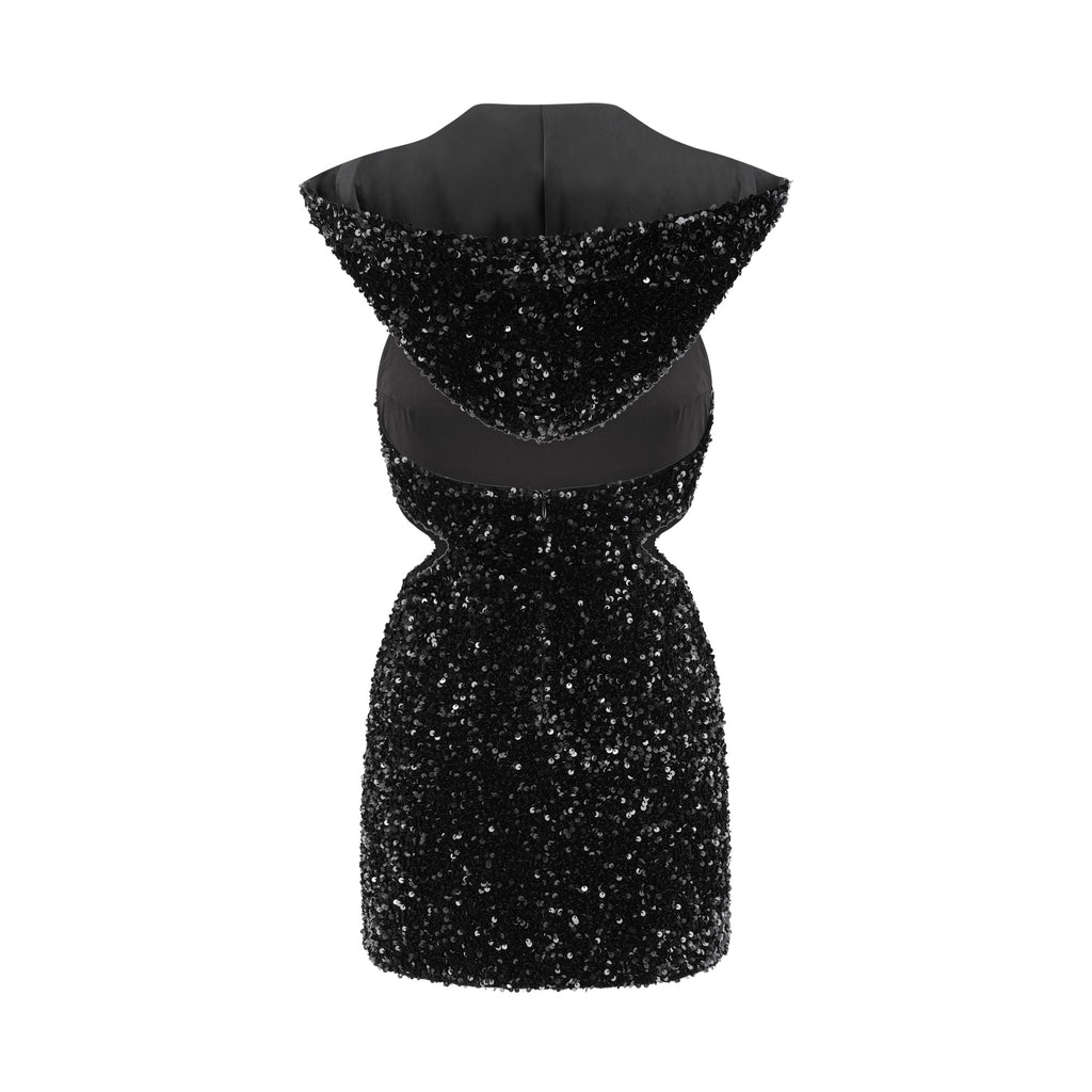 Kalena payetli mini elbise