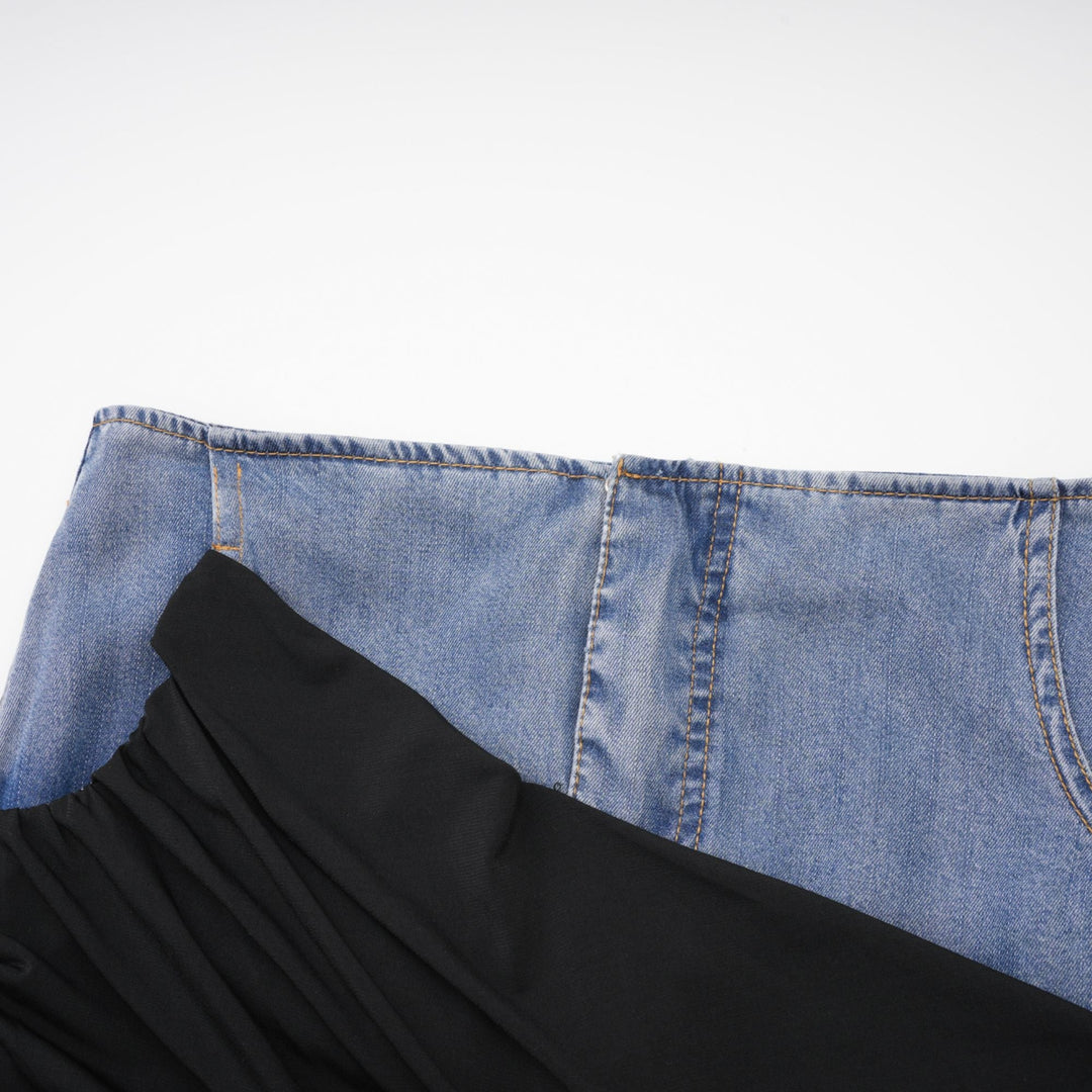 Nala panelli kot top ve etek takım