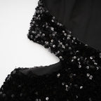 Kalena payetli mini elbise