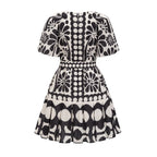 Émeline kuşak mini elbise