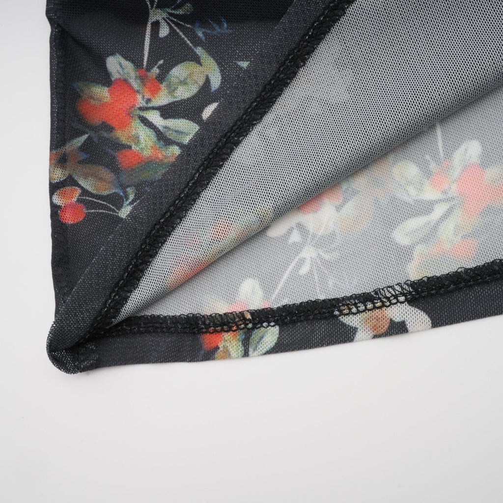 Renée katmanlı midi elbise