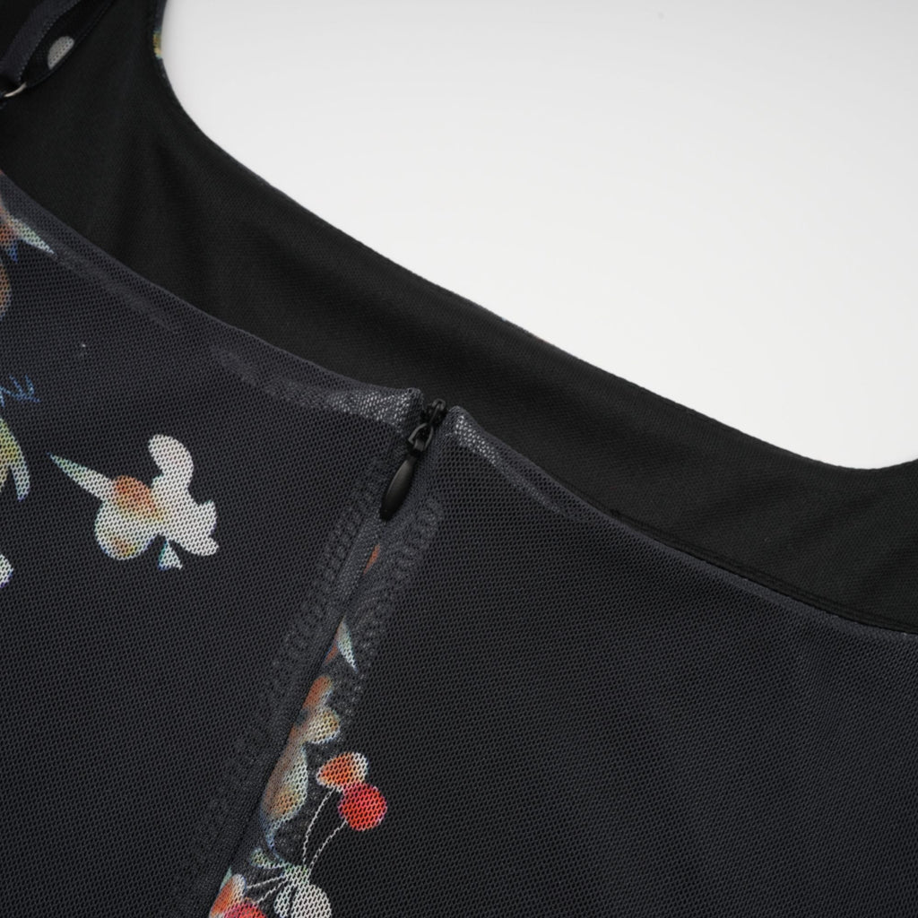 Renée katmanlı midi elbise