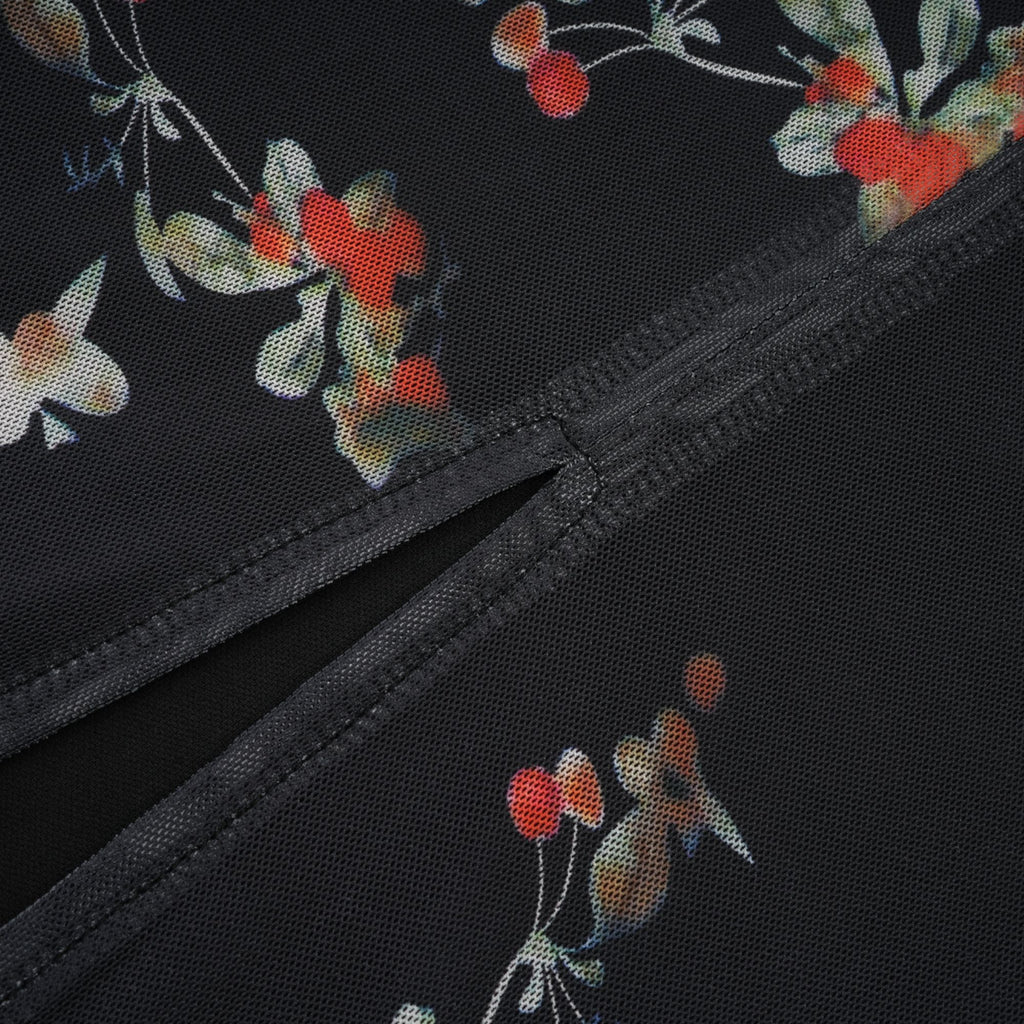 Renée katmanlı midi elbise