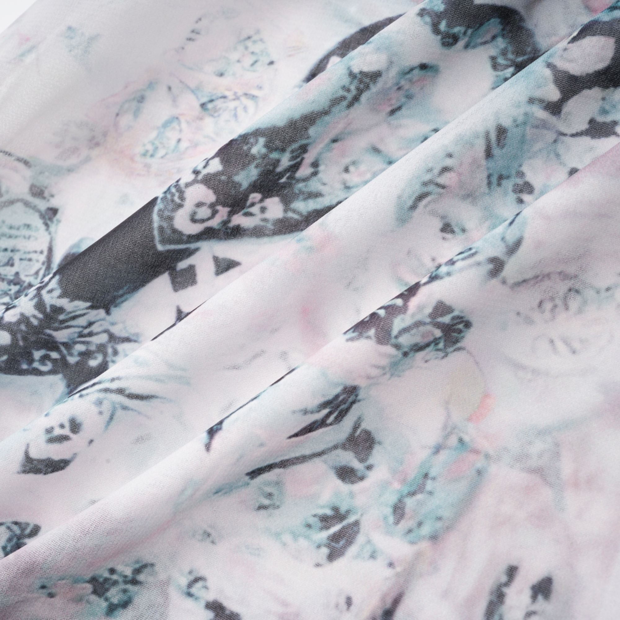 Roberta fırfırlı midi elbise