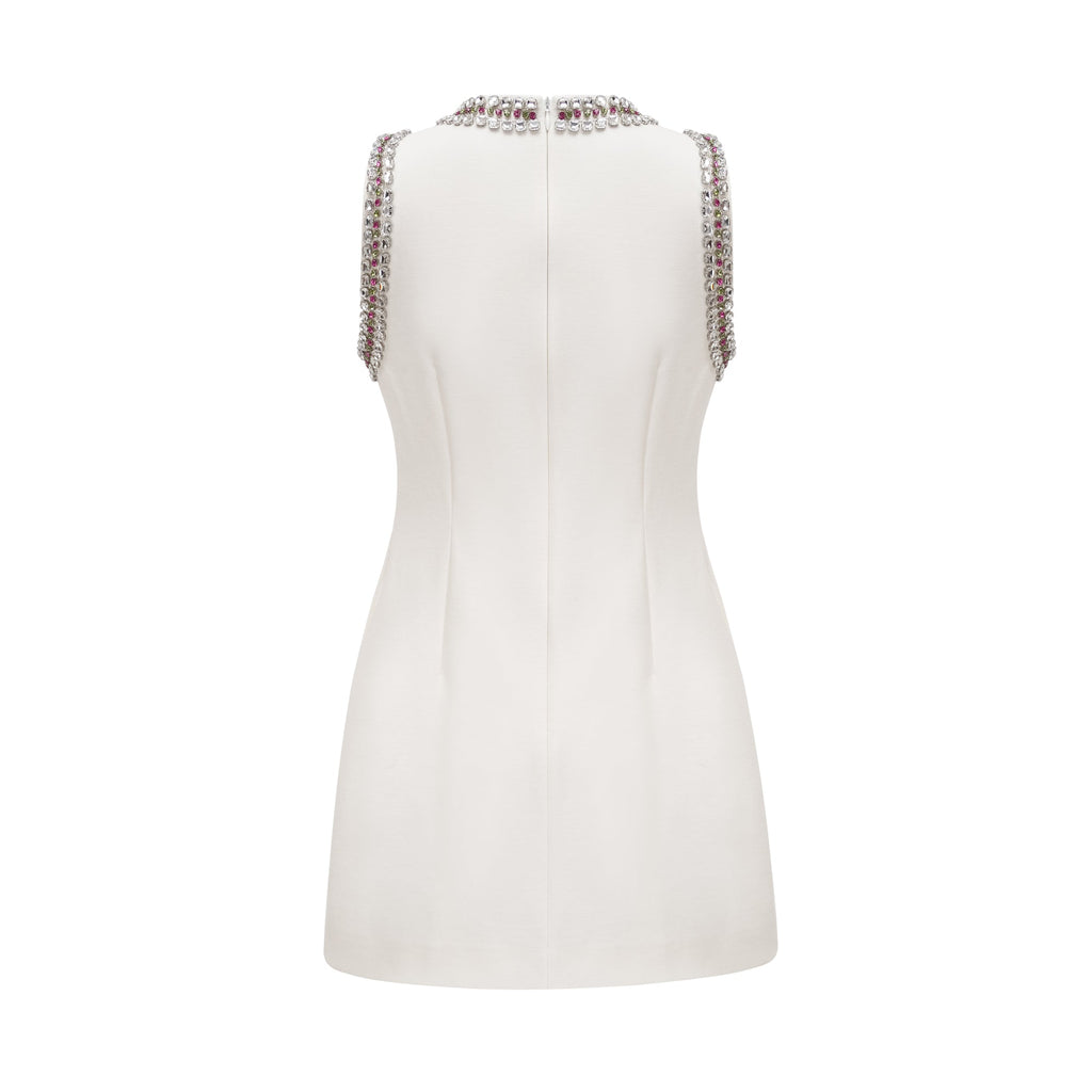 Émilie kristal mini elbise