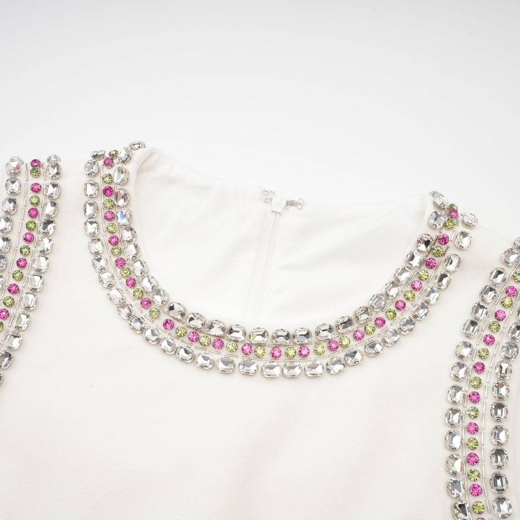 Émilie kristal mini elbise