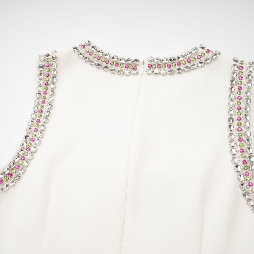 Émilie kristal mini elbise