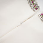 Émilie kristal mini elbise