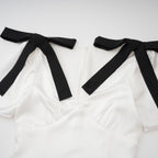 Cyrielle şerit maksi elbise