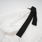 Cyrielle şerit maksi elbise