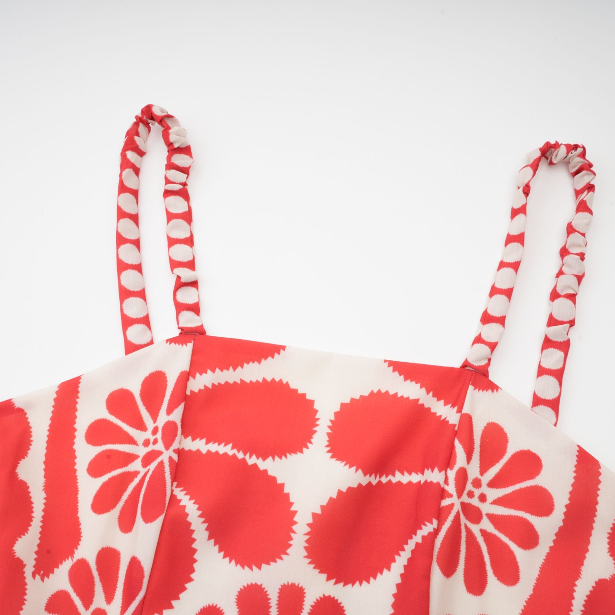 Sonia desenli midi elbise