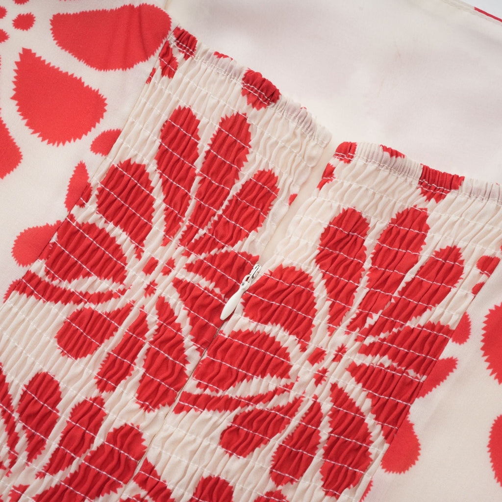 Sonia desenli midi elbise