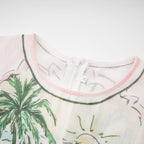 Pénélope desenli midi elbise