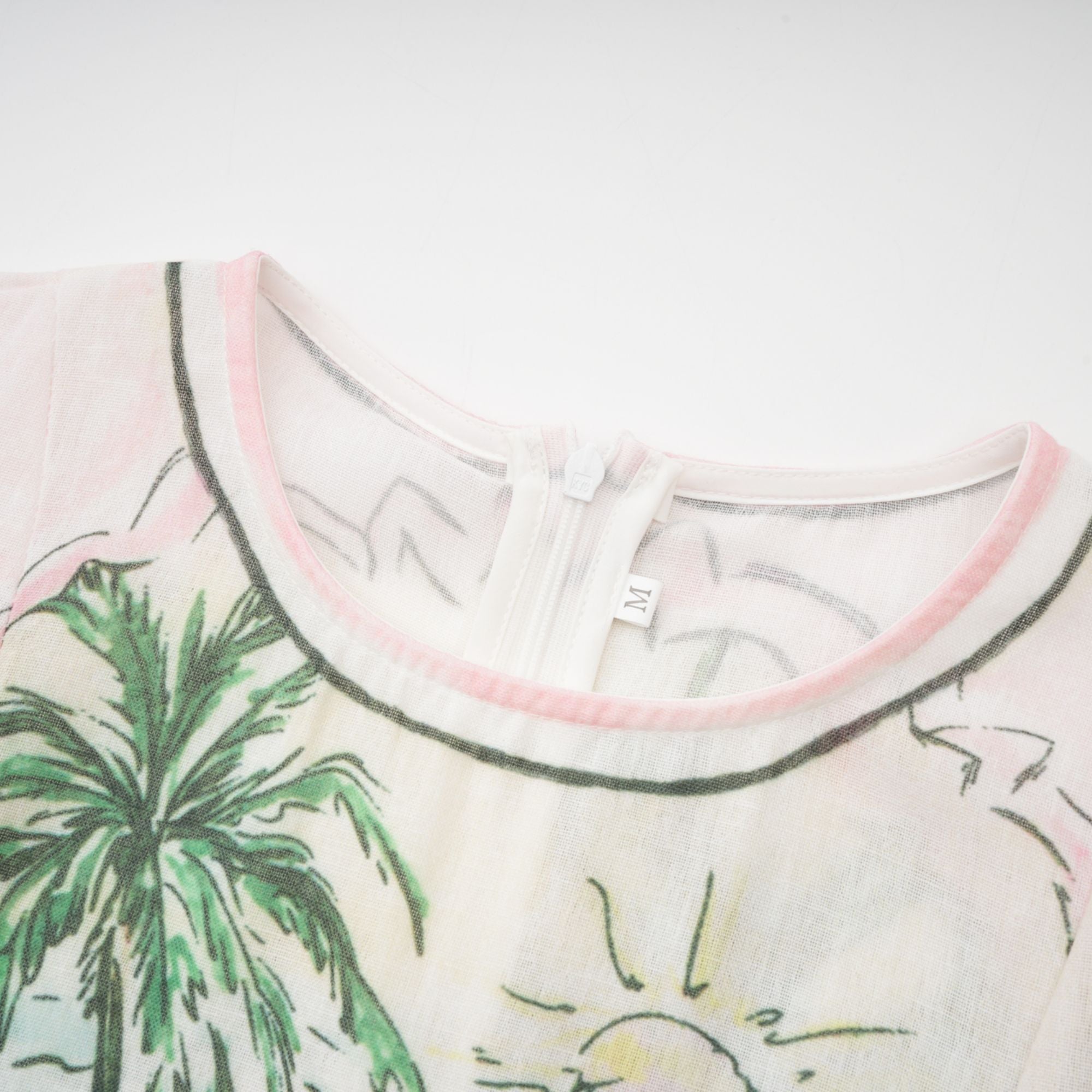 Pénélope desenli midi elbise