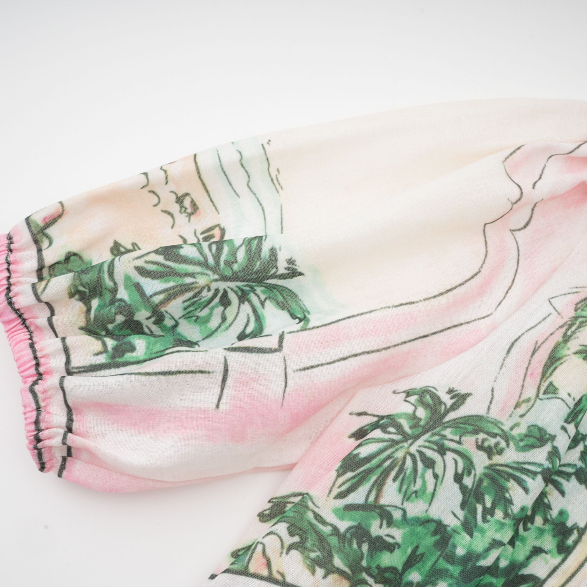 Pénélope desenli midi elbise