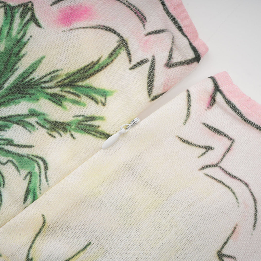 Pénélope desenli midi elbise