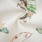 Pénélope desenli midi elbise