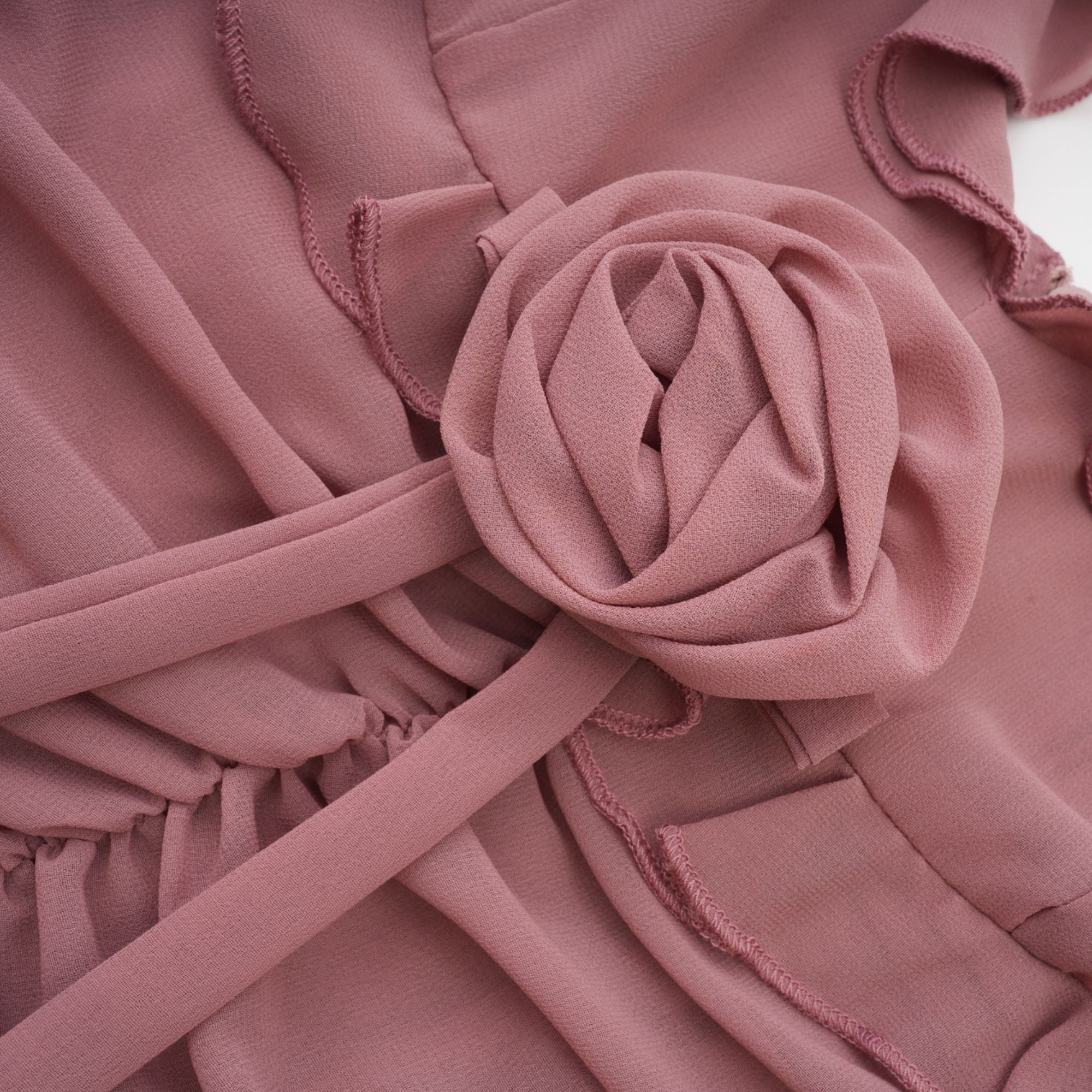 Geneviève pile maksi elbise