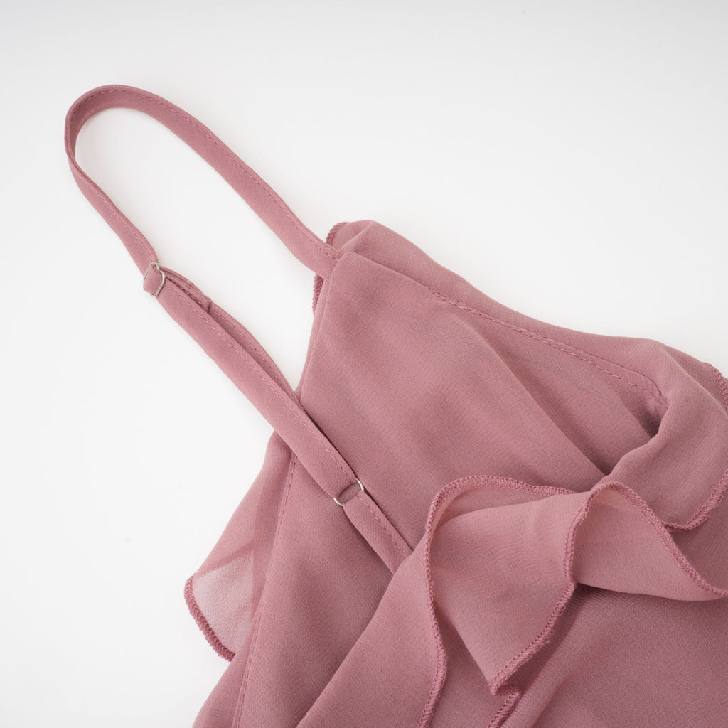 Geneviève pile maksi elbise