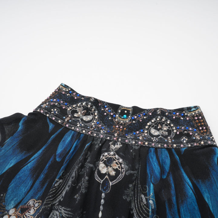 Margaux desenli mini elbise