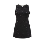 Sandrine fiyonklu mini elbise