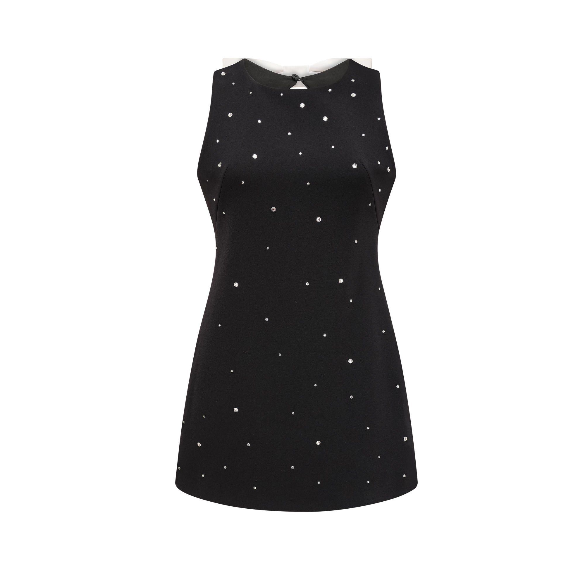 Sandrine fiyonklu mini elbise