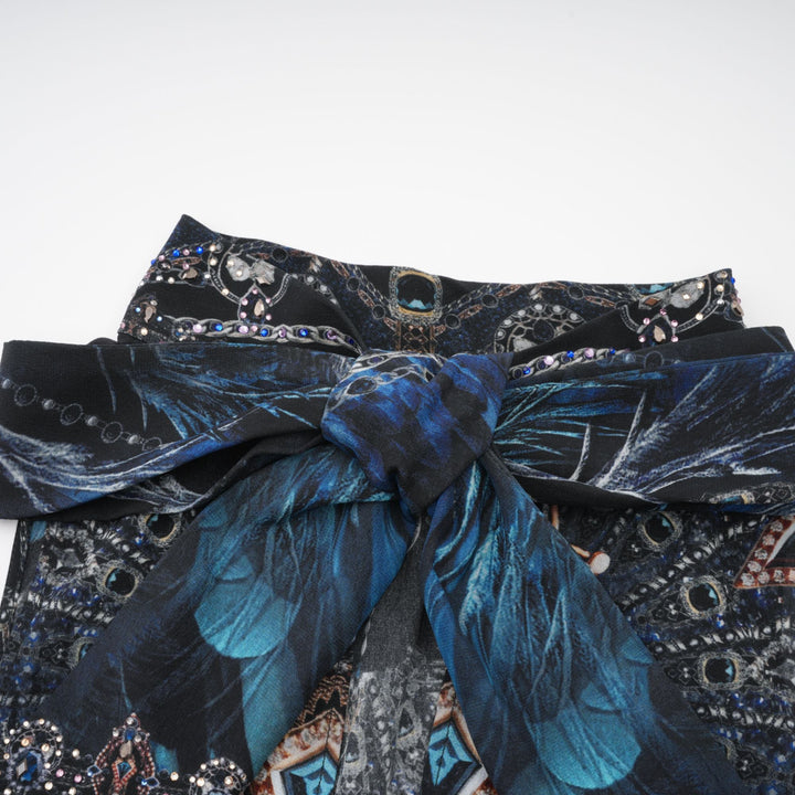 Margaux desenli mini elbise