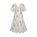 Cyrielle desen midi elbise