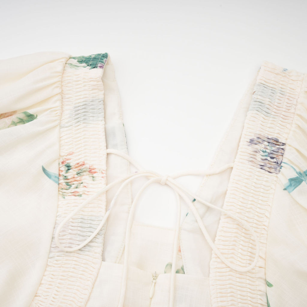 Cyrielle desen midi elbise