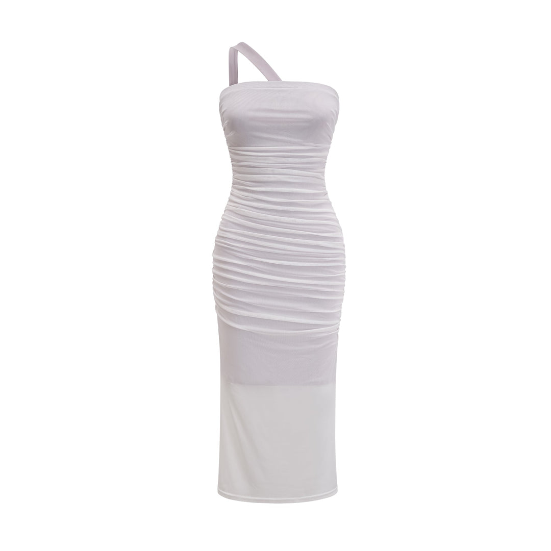 Nereida pile midi elbise