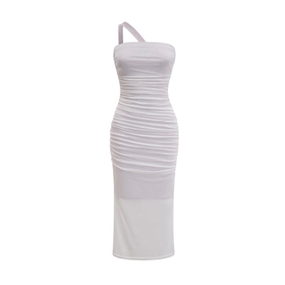 Nereida pile midi elbise