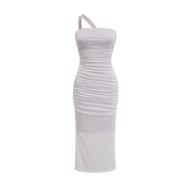 Nereida pile midi elbise