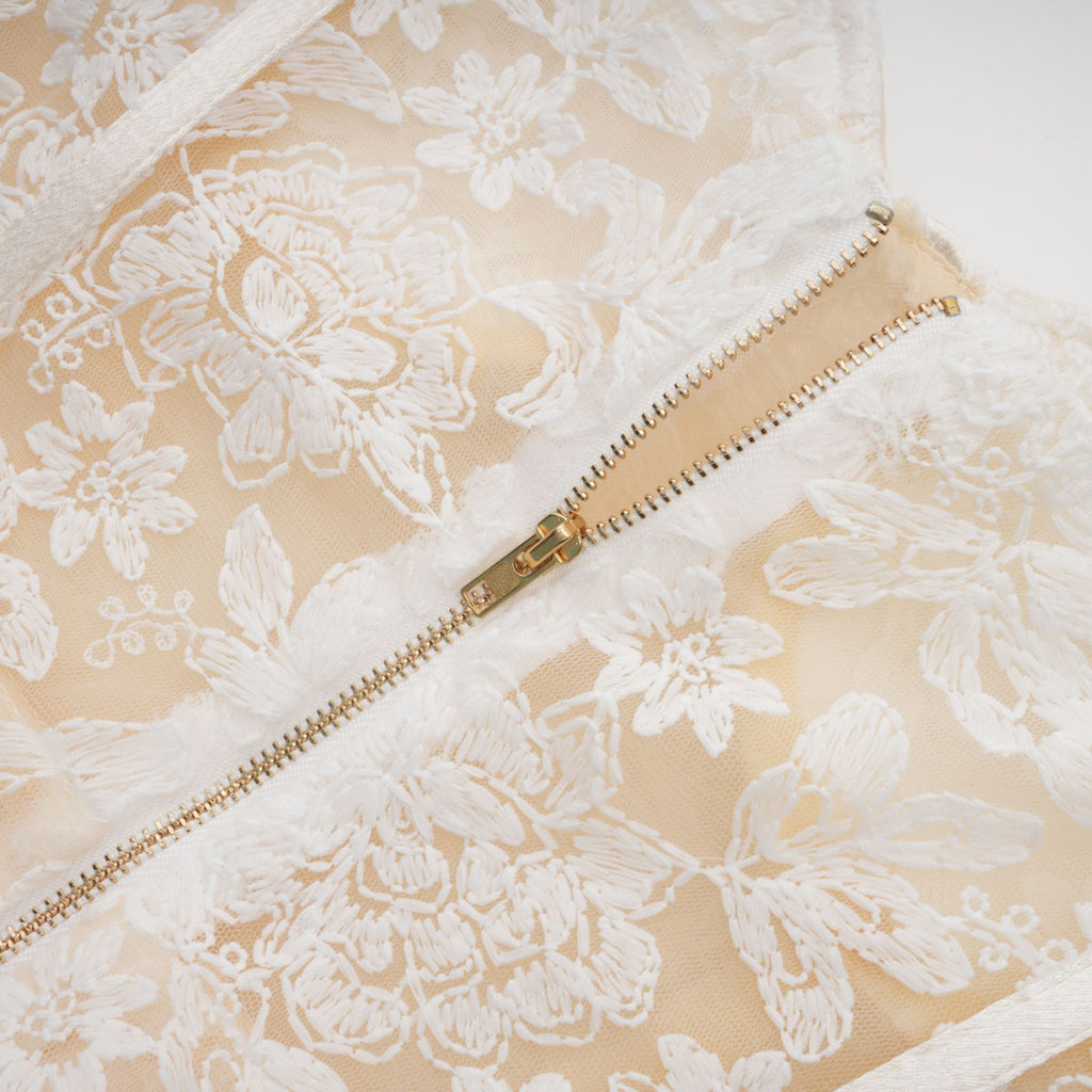 Gaia korse midi elbise