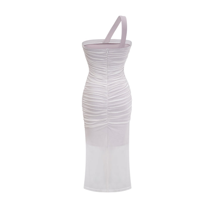 Nereida pile midi elbise