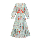 Jailina çiçek maksi elbise