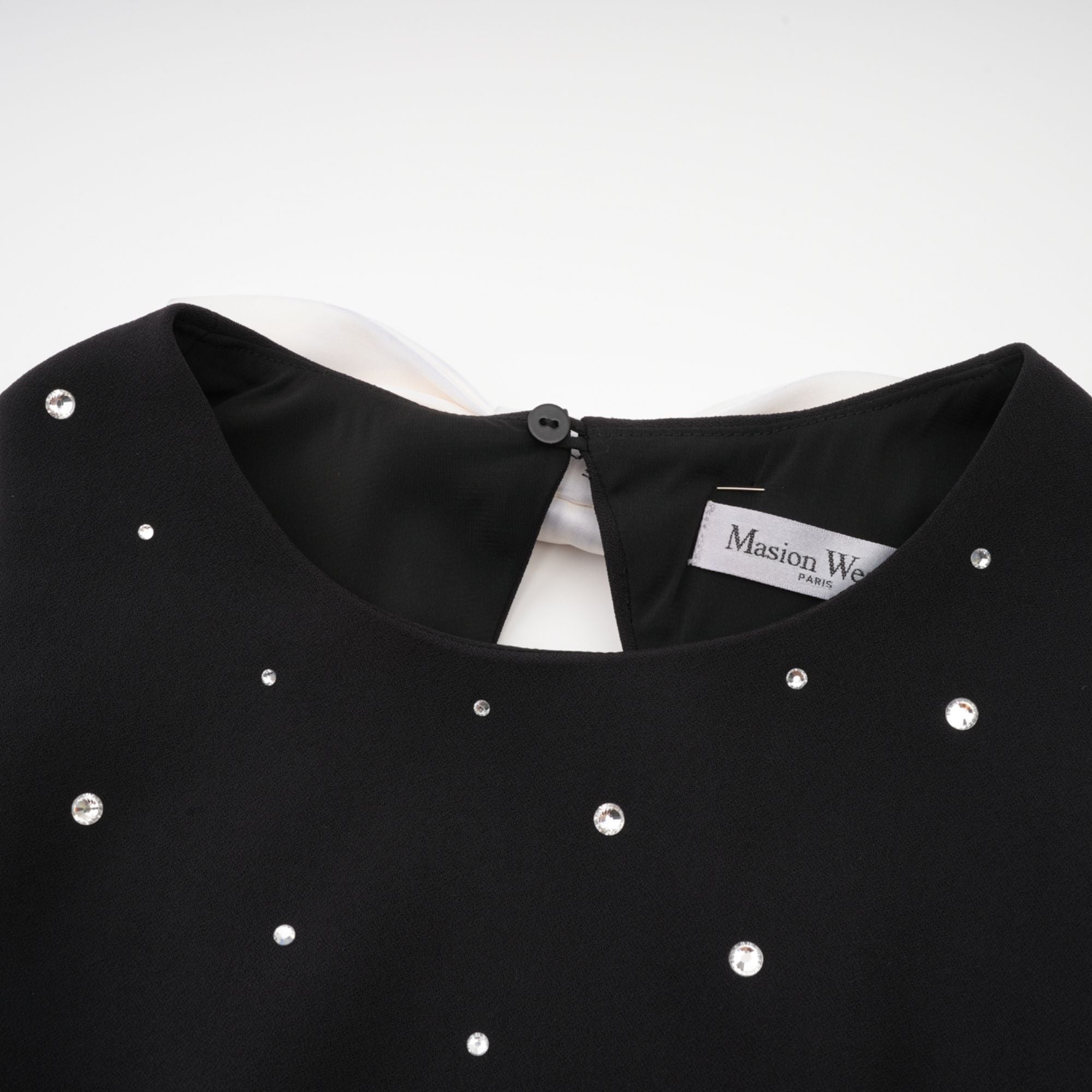 Sandrine fiyonklu mini elbise