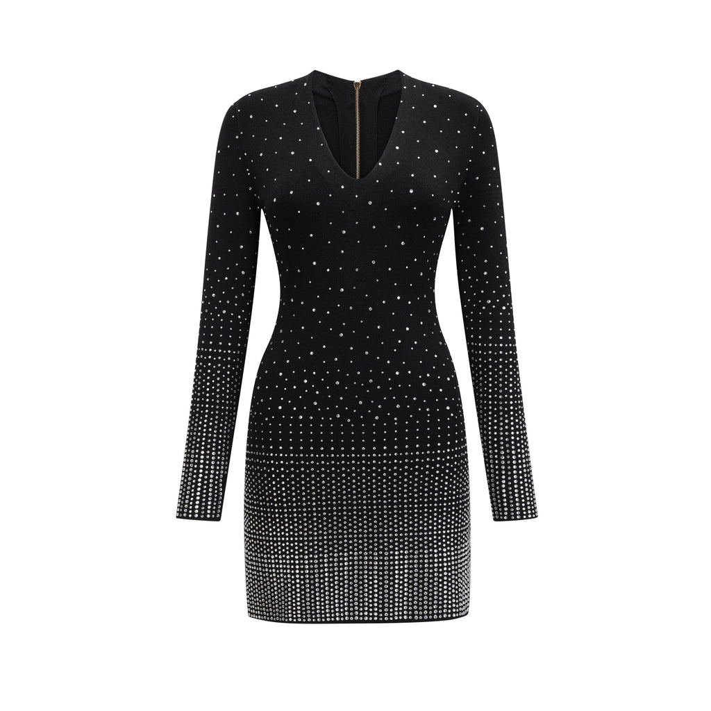 Fabrizia elmas mini elbise