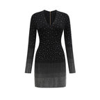 Fabrizia elmas mini elbise