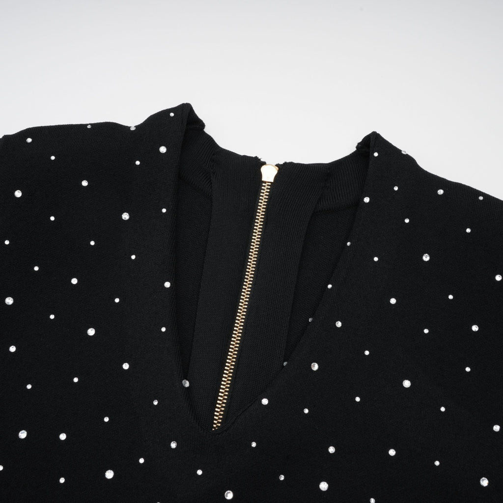 Fabrizia elmas mini elbise