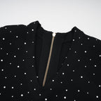 Fabrizia elmas mini elbise