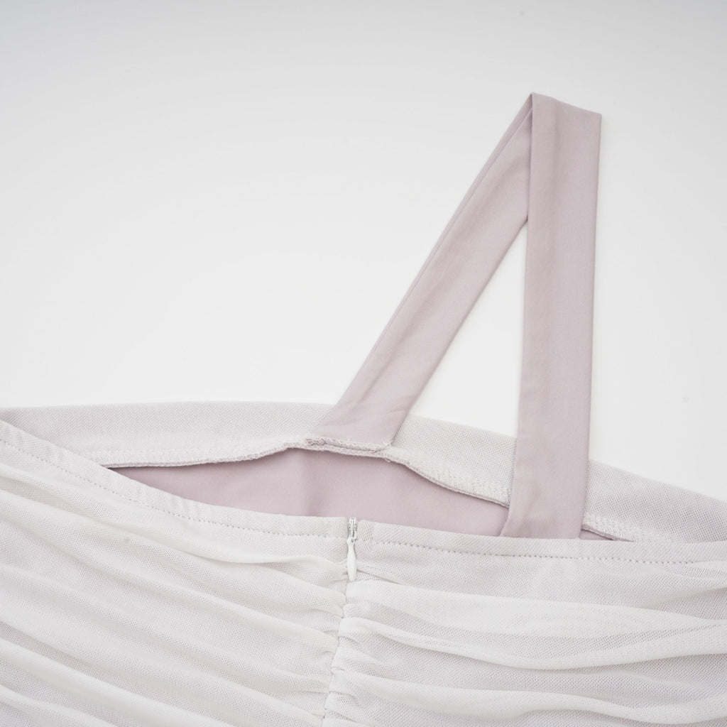 Nereida pile midi elbise