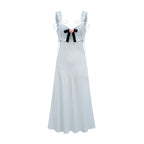 Jaina fırfır midi elbise