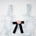 Jaina fırfır midi elbise